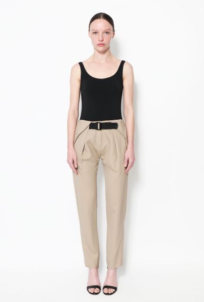 Balenciaga S/S 2012 Belted Cigarette Trousers - 1