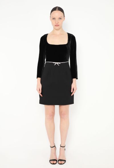 Miu Miu 2019 Embellished Velvet Dress - 1
