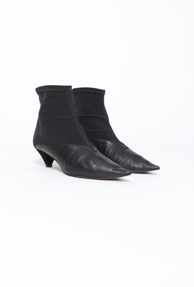Céline 2018 Leather Slit Ankle Boots - 2