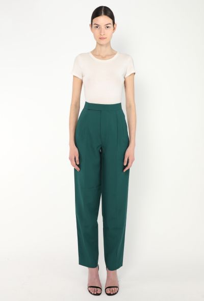 Céline Tapered Pleated Trousers - 2