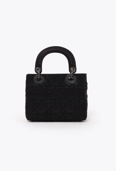 Dior '90s Mini Lady Dior  Satin Cannage Bag - 1