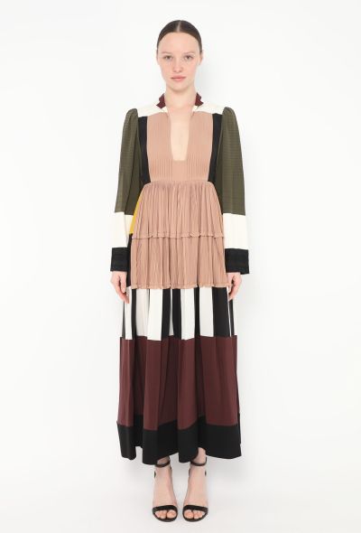 Valentino S/S 2016 Silk Patchwork Dress - 1