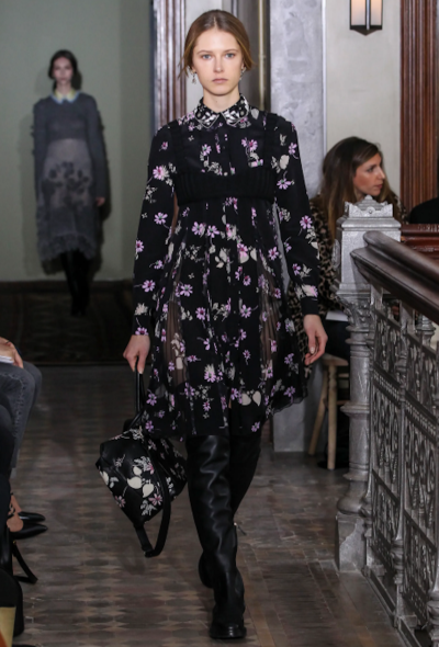 Valentino Pre-Fall 2017 Printed Silk Dress - 2