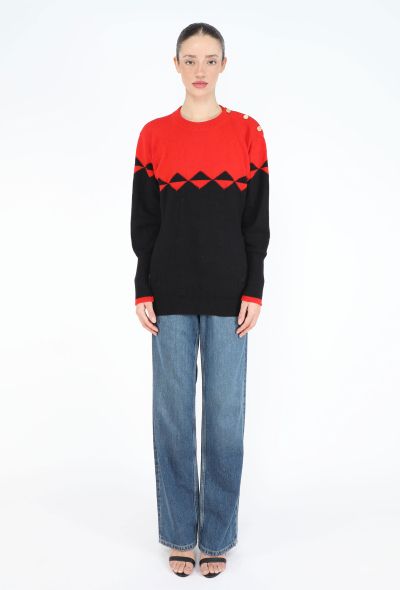 Chanel '80s Scottish Bicolor Cashmere Sweater - 2
