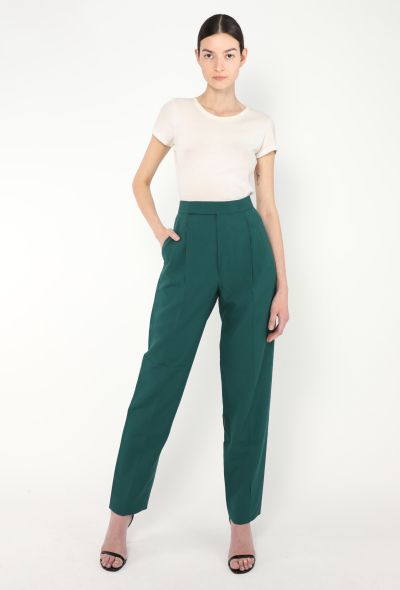 Céline Tapered Pleated Trousers - 1