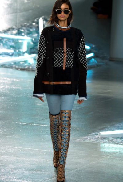Rodarte S/S 2015 Fishnet Cargo Jacket - 2