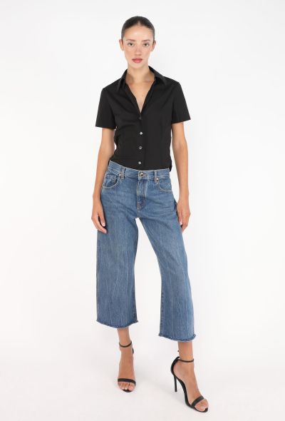 Khaite Kerrie Denim Cropped Jeans - 1