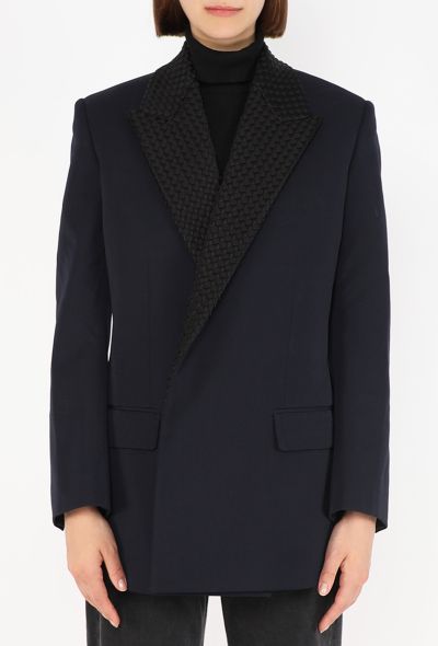 Bottega Veneta Intrecciato Lapel Blazer, S/S 2026 - 1