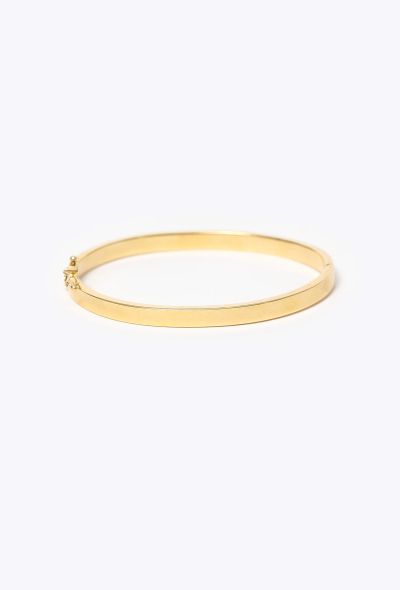 Modern Fine Jewelry Contemporary 18k Yellow Gold Bangle Bracelet - 1