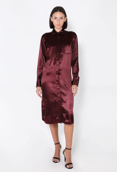 Bottega Veneta Satin Shirt Dress, 2019 - 2