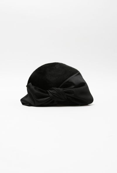 Schiaparelli Fur Bow Hat - 1