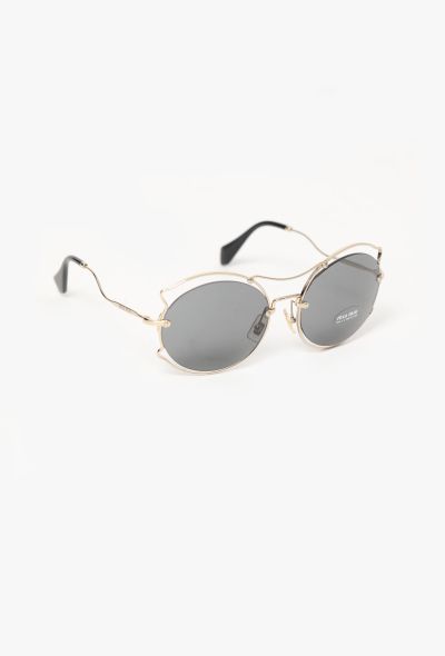 Miu Miu 2024 Butterfly Frame Sunglasses - 2
