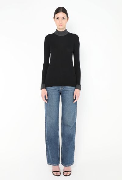 Loewe 'Second Skin' Turtleneck Sweater - 2