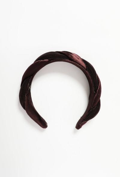 Alexandre de Paris Velvet Headband - 2