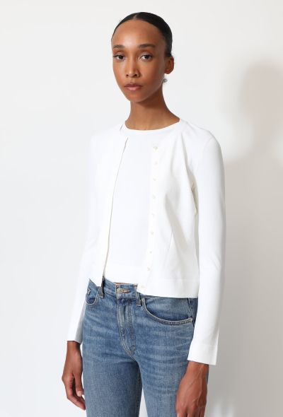 Alaïa Crêpe Knit Cardigan Set - 1
