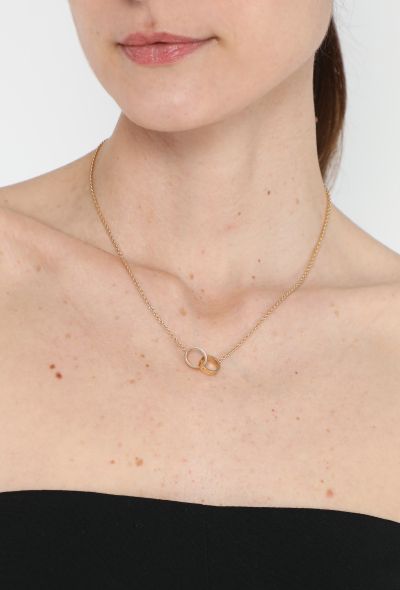 Cartier 18K Yellow Gold Love Pendant - 2