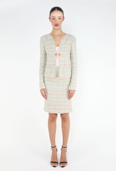 Chanel ICONIC S/S 2005 Pastel Silk Tweed Ensemble - 1