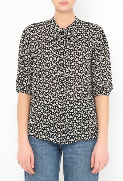 Céline 2019 Floral Lavallière Blouse - 2