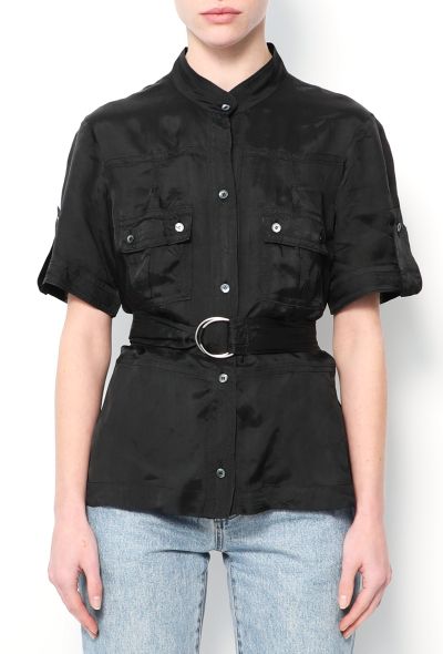 Balenciaga 2002 Belted Cargo Top - 1