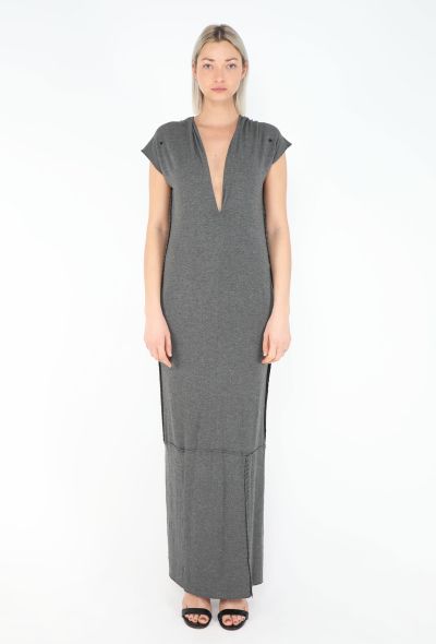 Maison Margiela S/S 1999 Plunging Panelled Jersey Dress - 1