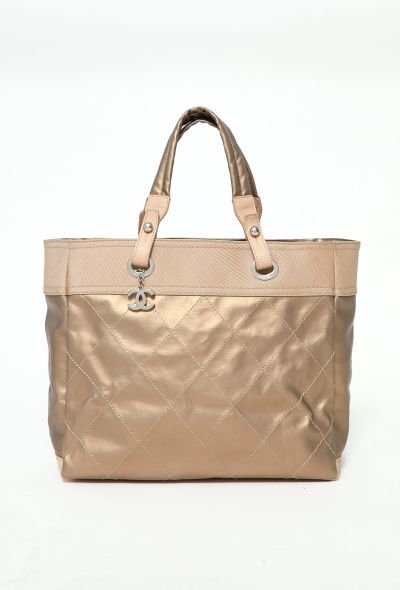 Chanel Rose Gold Paris-Biarritz Tote Bag - 1