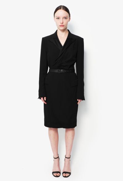 Jean Paul Gaultier 90s Belted Smoking Dress - 1