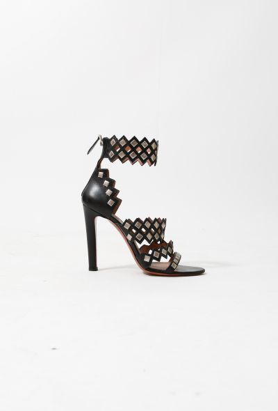 Alaïa Studded Sandal Heels - 1