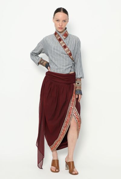 Romeo Gigli COLLECTOR 1990 Draped Brocade Ensemble - 2