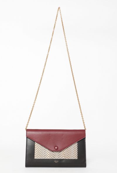 Céline Pocket Envelope Wallet on Chain - 1