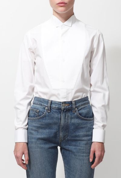 Dior 2008 Textured Bib Shirt - 1