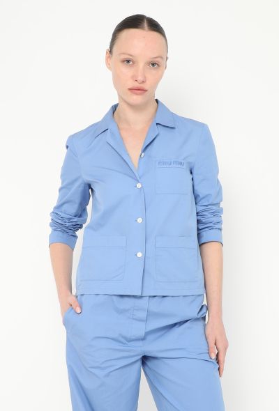 Miu Miu F/W 2024 Poplin Pajama Top - 1