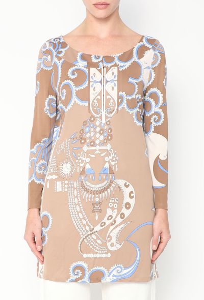 Emilio Pucci Geometric Printed Tunic - 1