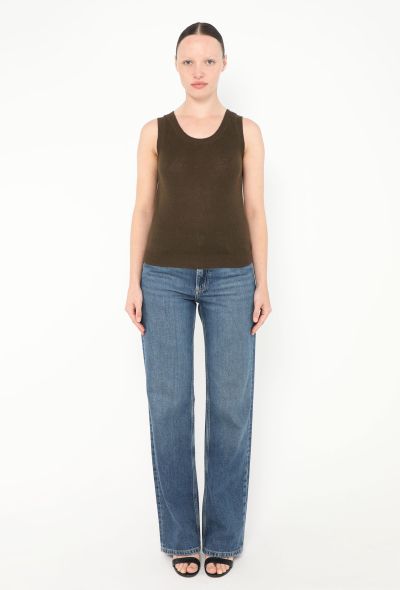 The Row 2021 Cervia Linen Tank Top - 2
