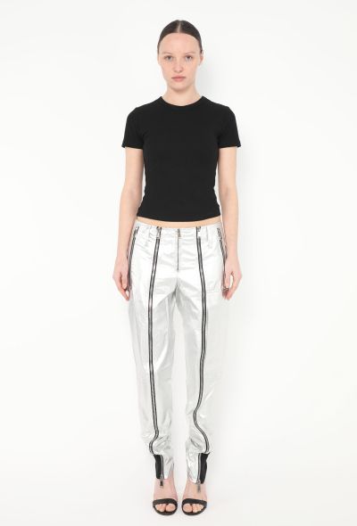 Paco Rabanne S/S 2014 Metallic Zipper Pants - 1