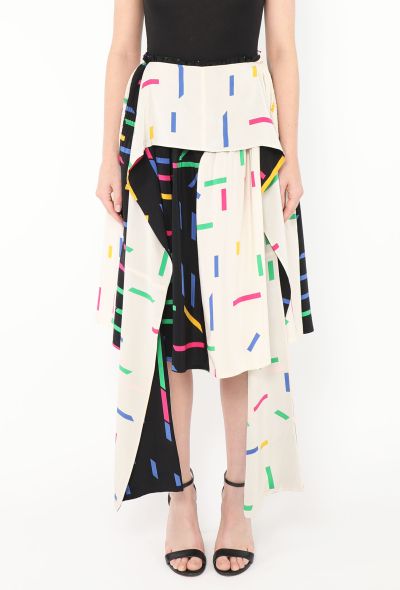 Chloé Vintage Draped Patchwork Skirt - 2