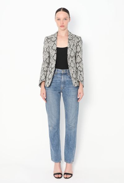 Balenciaga 2006 Tailored Jacquard Blazer - 2