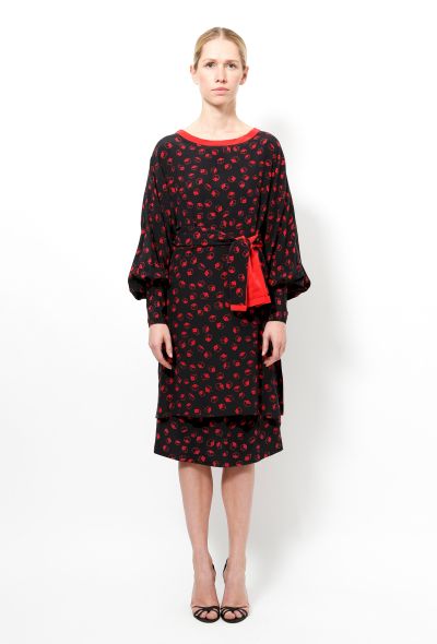 Exquisite Vintage 80's Couture Dice Print Ensemble - 1