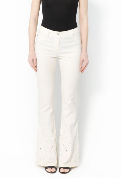 Dior 2004 Flared Embellished Jeans - 2