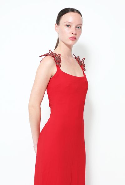 Valentino Embellished Butterfly Crêpe Gown - 2