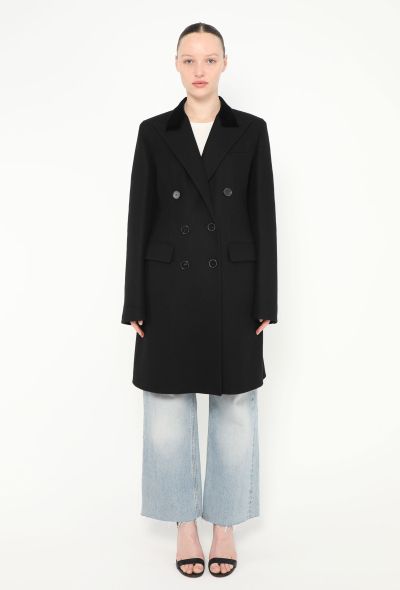 Hermès Cashmere Velvet Collar Coat - 2