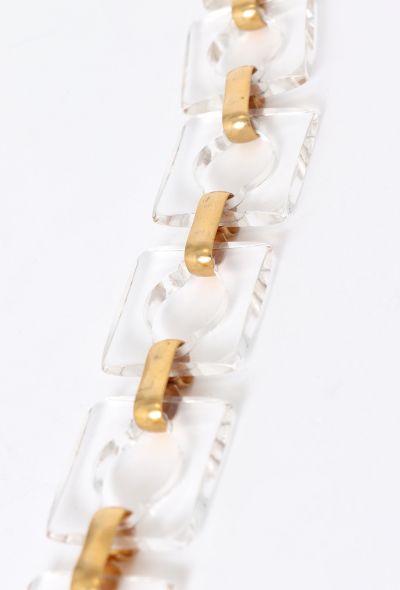 Saint Laurent Couture '70s Lucite Chainlink Belt - 2