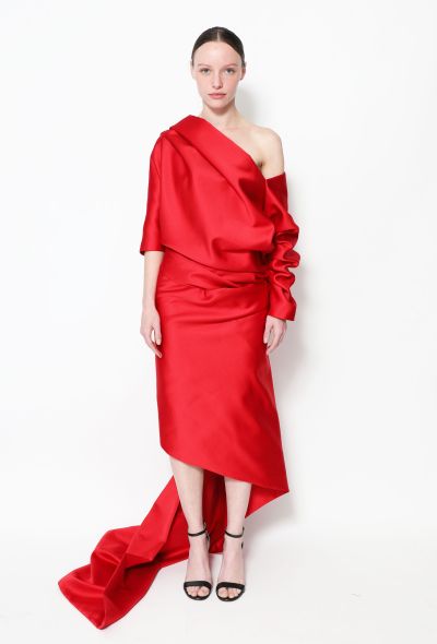 Balenciaga S/S 2019 Semi-Couture Draped Gown - 1