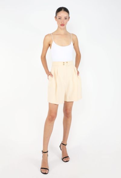 Chanel Wide-Leg Pleated Shorts, 1990s - 1