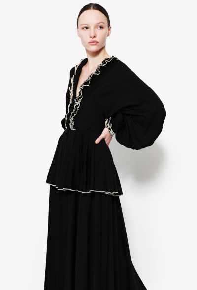 Jean Varon '70s Tiered Maxi Dress - 2