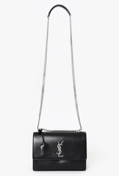 Saint Laurent Black Medium Sunset Bag - 1