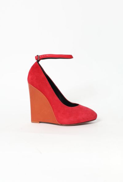 Céline Pre-Fall 2010 Suede Wedges - 1