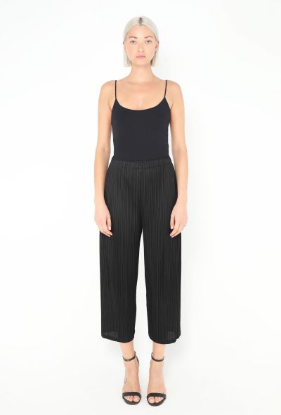 Issey Miyake Pleats Please Cropped Pants - 1