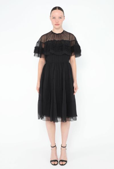 Prada 2019 Tiered Silk Dress - 1