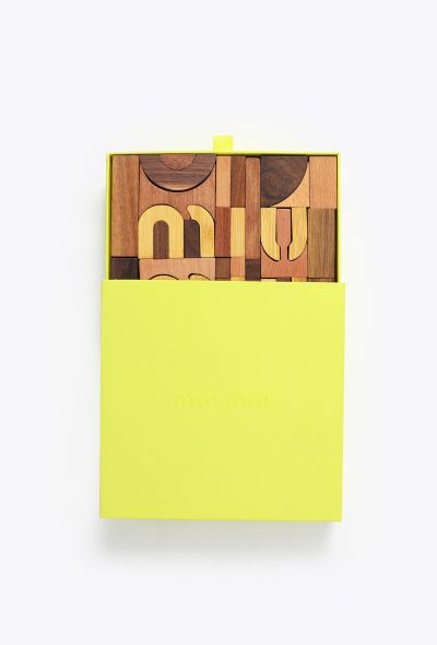 Miu Miu Wooden Block Puzzle Set - 2