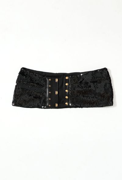 Louis Vuitton Sequin Leather Trim Belt - 2